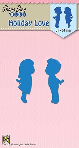  Shape Dies Blue Holidays:"holiday love"