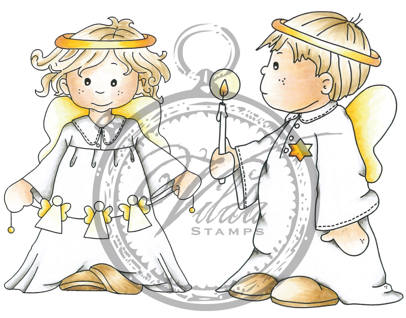 Kids, angels