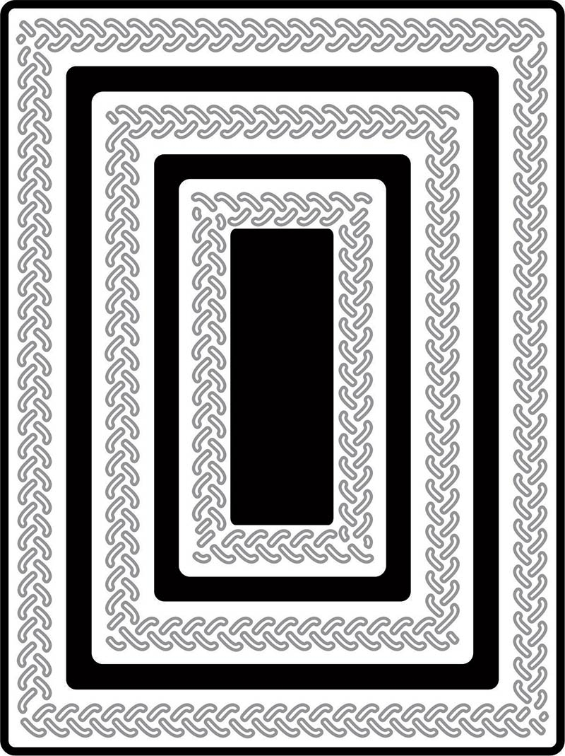 Celtic Rectangle Boutique Stacker Frame