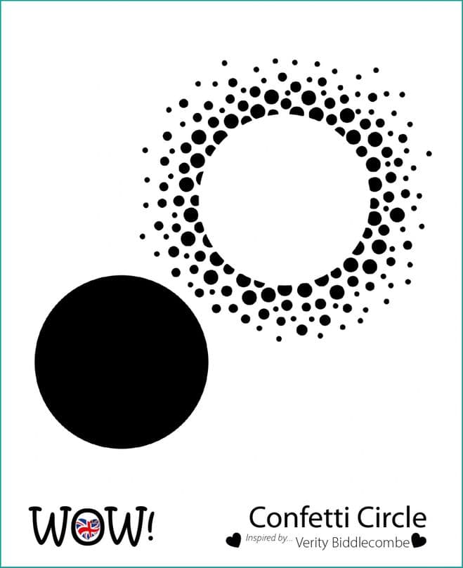 WOW! Stencil - Confetti Circle