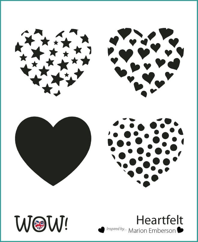 WOW! Stencil - Heartfelt