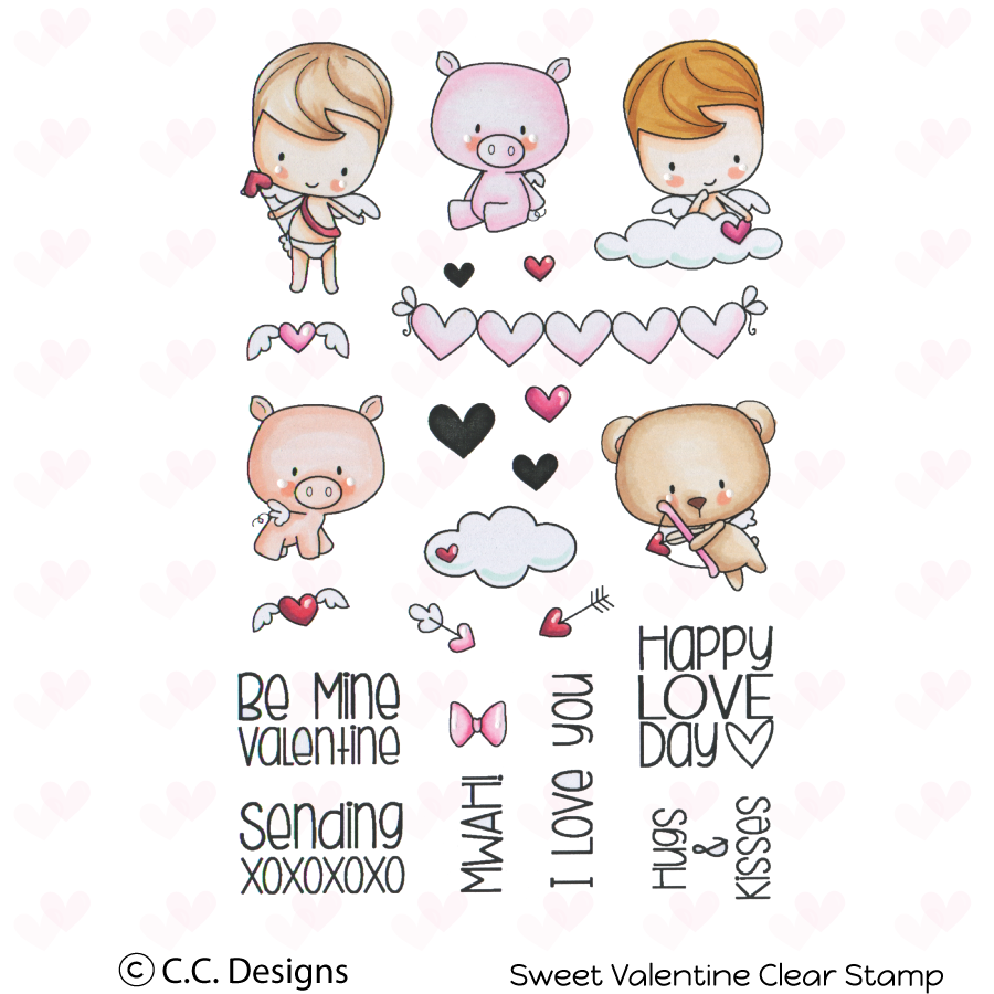Sweet Valentine Clear Stamp Set