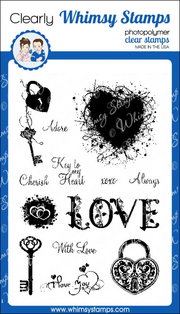 Key to Love - Clear Stamps