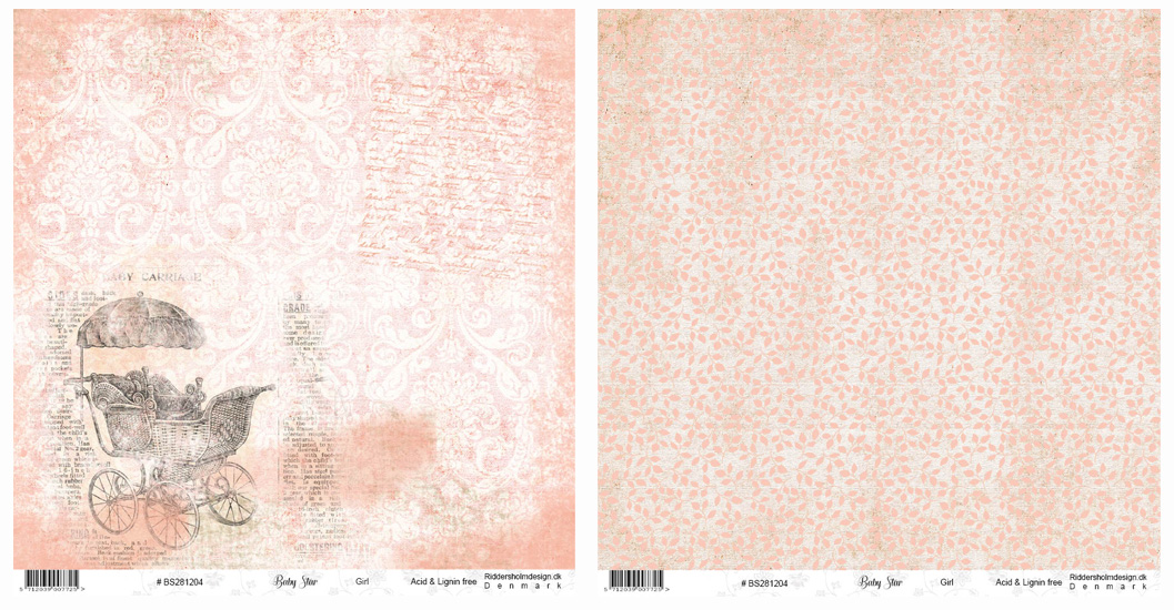 12x12 Ridderholm Design - Baby Star , Girl