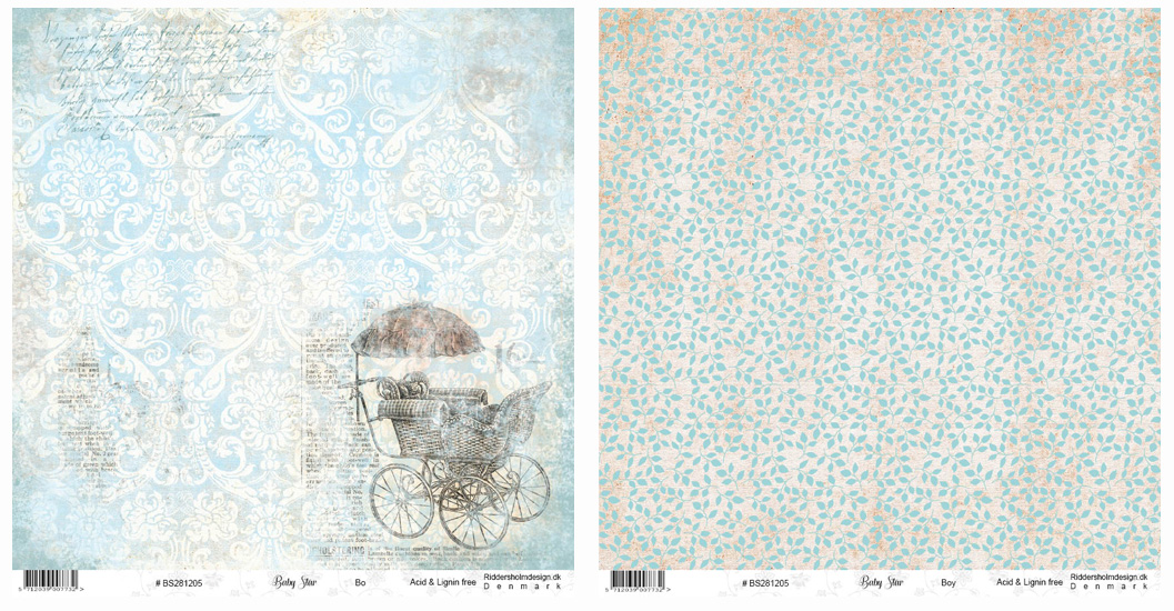 12x12 Ridderholm Design - Baby Star , Boy