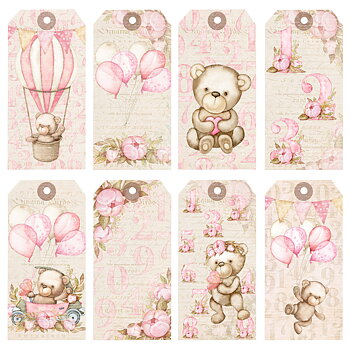 Papper Reprint - Teddy Girl - Tags