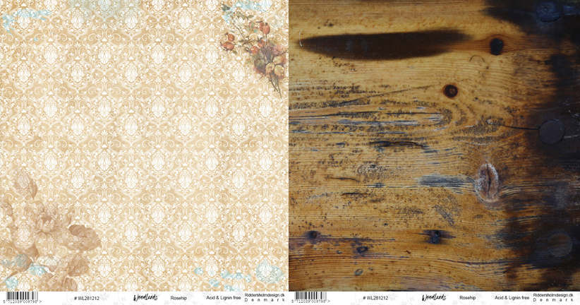 12x12 Ridderholm Design - “Woodlands – Rosehip” 