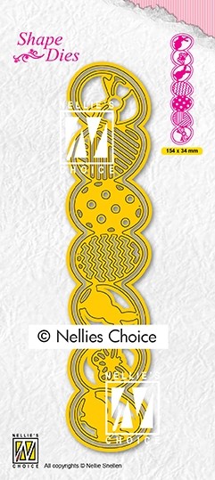 Shape Dies "Easter egg border"
