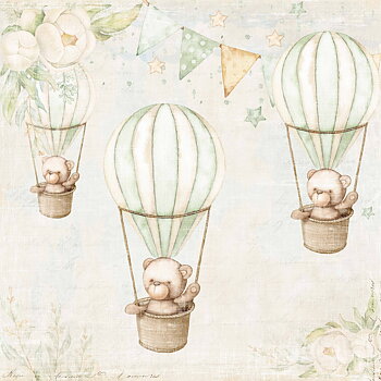 Papper Reprint - Teddy Boy - Air Balloons