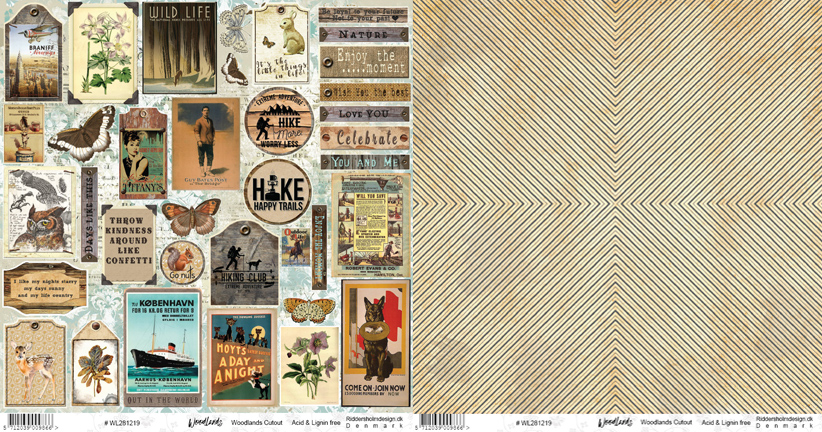 12x12 Ridderholm Design - “Woodlands – Cut Out” 