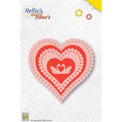 Nellies Multi Frame Die - Heart