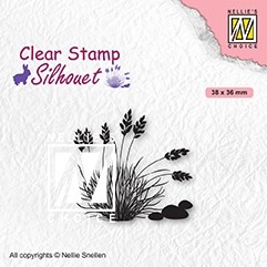 Clear Stamps "blooming grass-4"