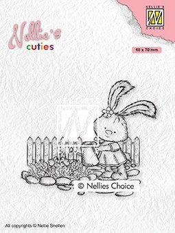  Nellie's Cuties "Lena gardening" clear stamps 