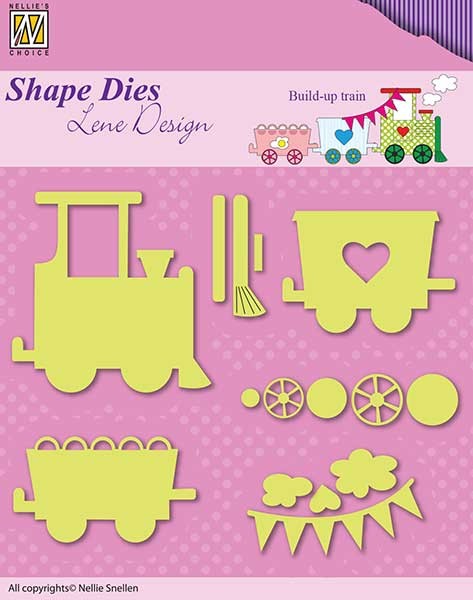Shape Dies Lene Design Baby-serie "train"