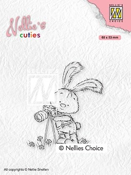 Nellie's Cuties "Lars the photographer" clear stamps