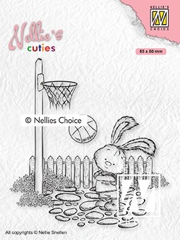 Nellie's Cuties "Lars the sportsman" clear stamps