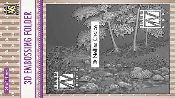 3D Embossing folder "Waterfall"