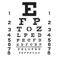 TCW349S Eye Chart