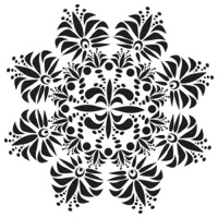 TCW373 Fleur de Lis Doily