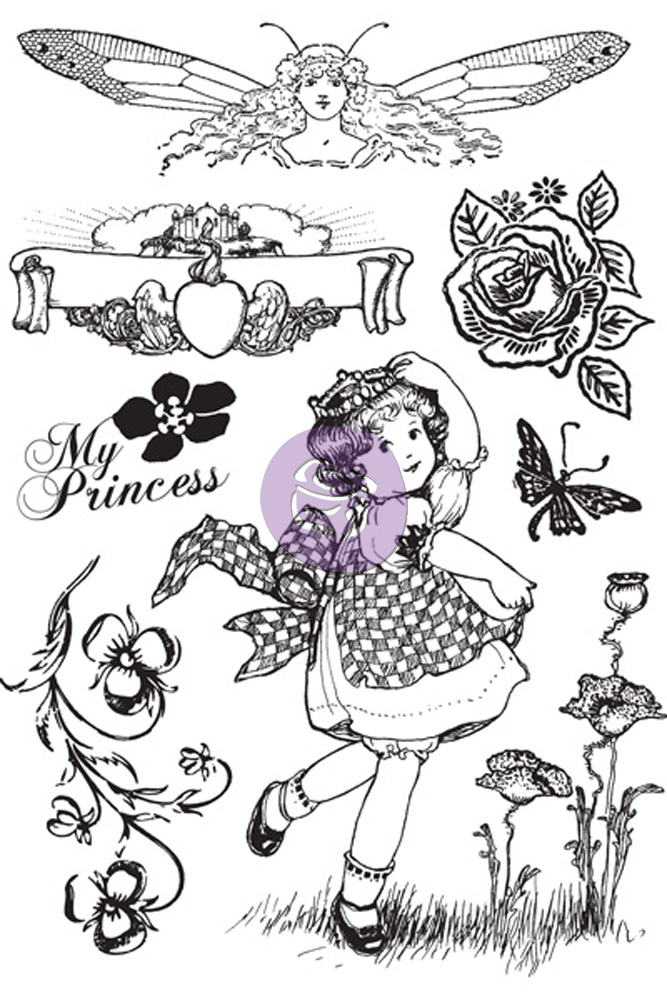 Cling Stamps - Princess
