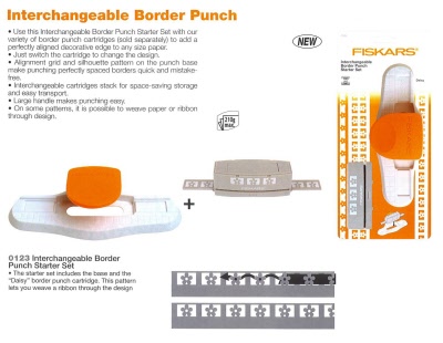 0123 Intercharngeable Border Punch Start set