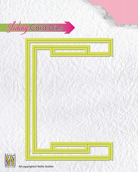  Slidingcard Dies, Basic slider-part
