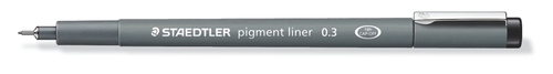 Fineliner pigment liner 0.6mm black