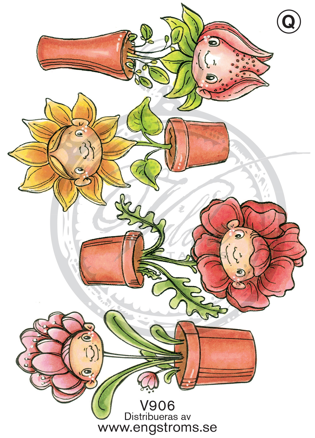 Blommor m ansikten