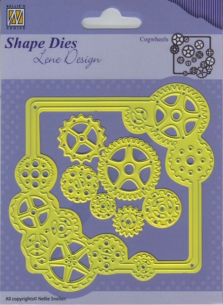 Lene Design MenThings Cogwheels, 100x100mm