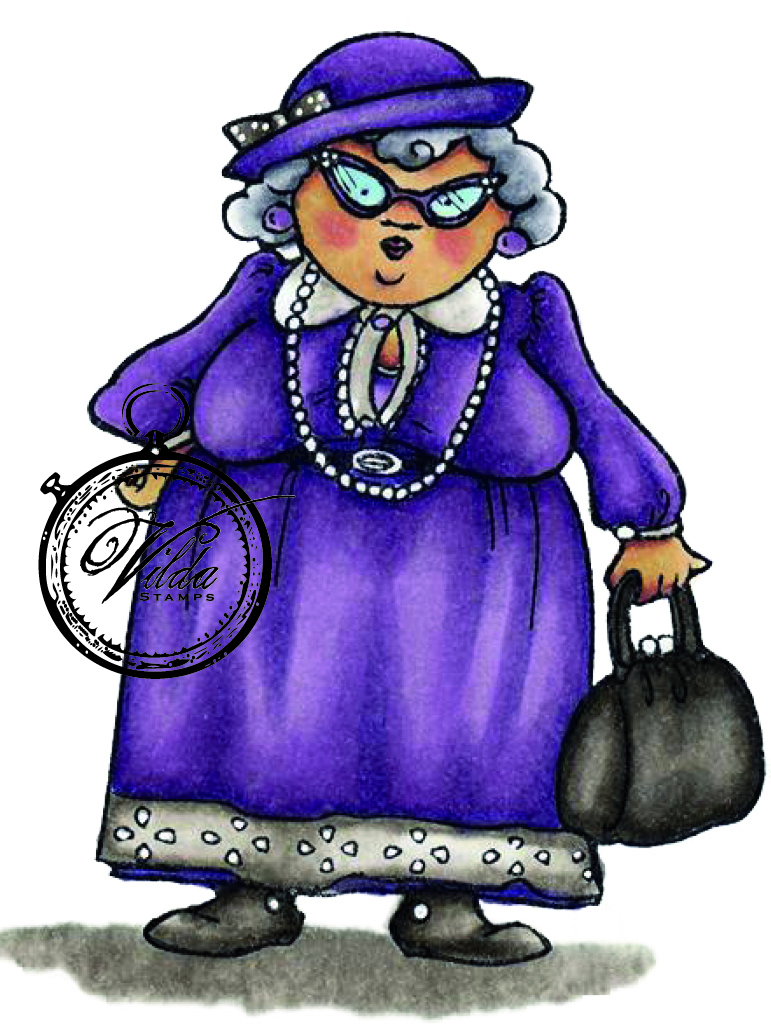 Old woman with authority