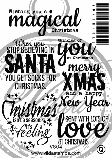 English christmas texts (A6-kit)