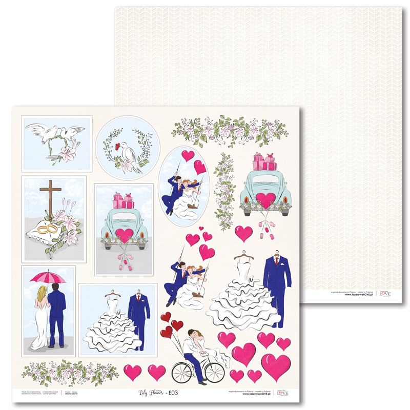 12x12 Lily Flower Extra E03
