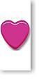 Mini Brads Hearts