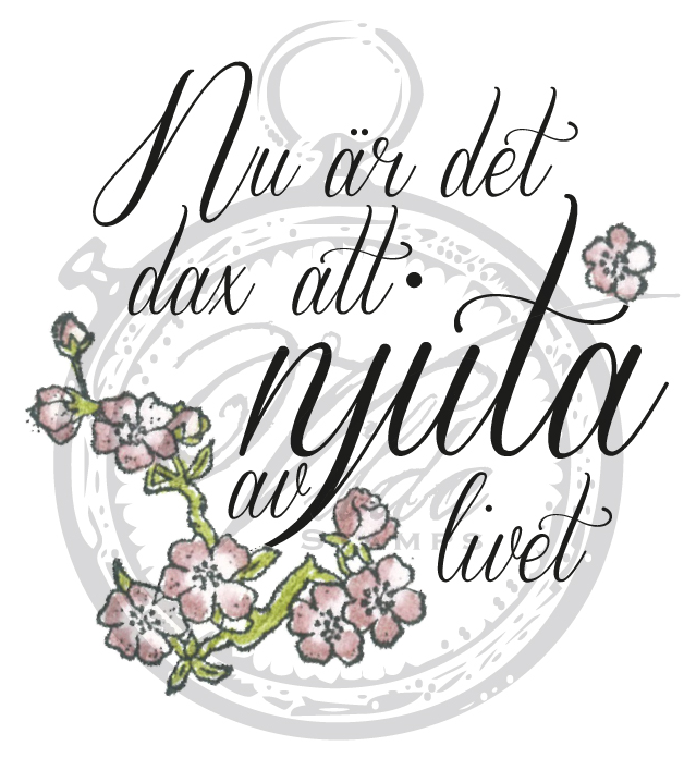 "Nu är det dax att njuta av livet!"