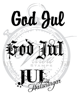 "God Jul" x2, "Julhälsningar"