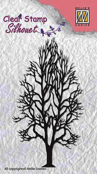 Silhouette Clear Stamps "tree-2" (5,3x9,5cm)