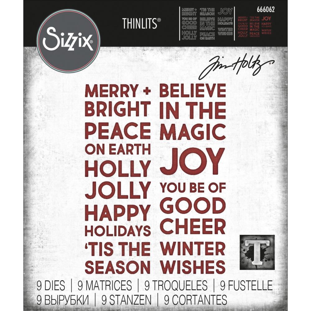 Thinlits Bold Text Christmas