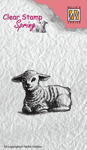 Clear stamps Spring "Lamb" (4,9x3,7cm)
