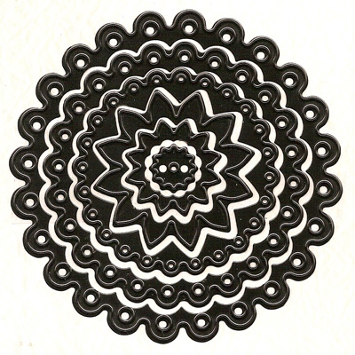 Nellies Multi Frame Die - Dots Circle