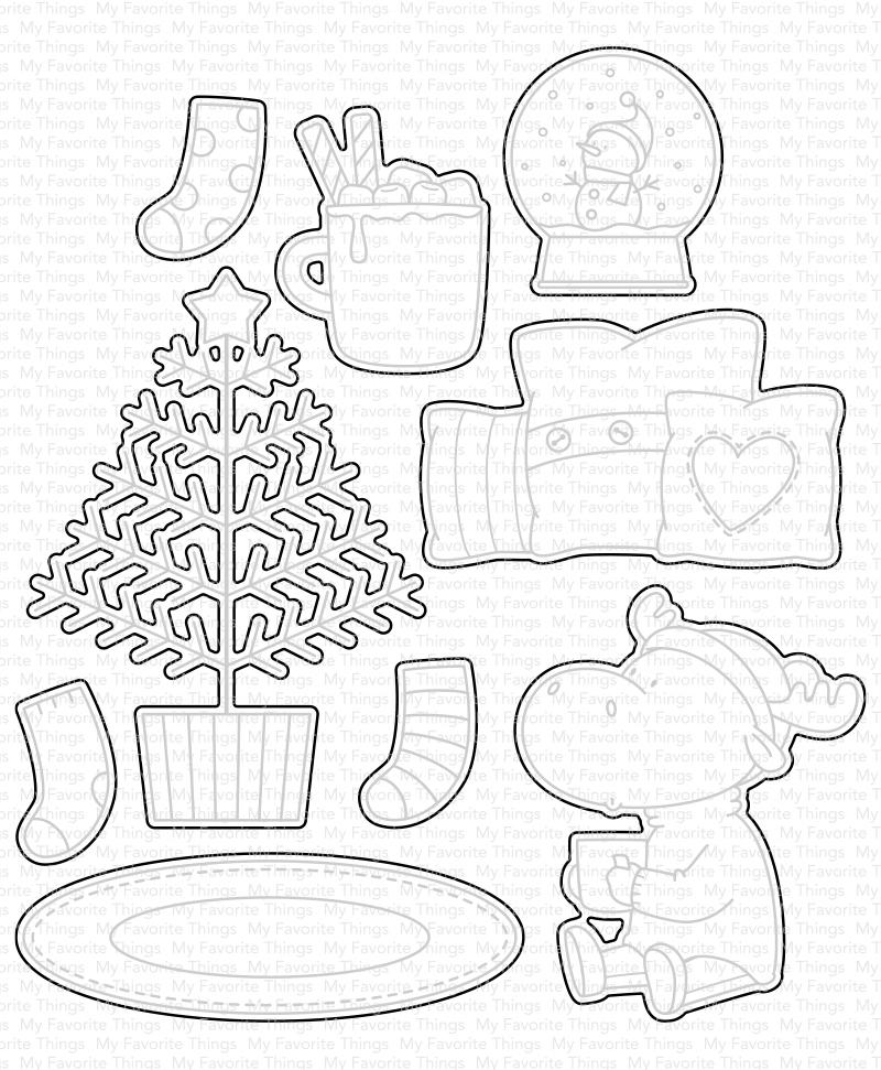 BB Merry Christmoose Die-namics 
