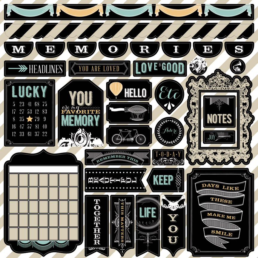 Memorabilia 12x12 Die Cut