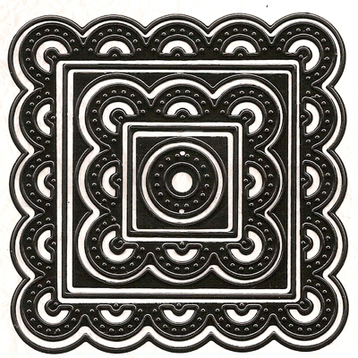 Nellies Multi Frame Die - Square Stitching 1