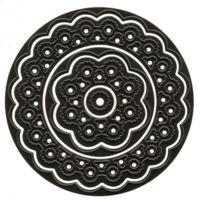 Nellies Multi Frame Die - Round Stars