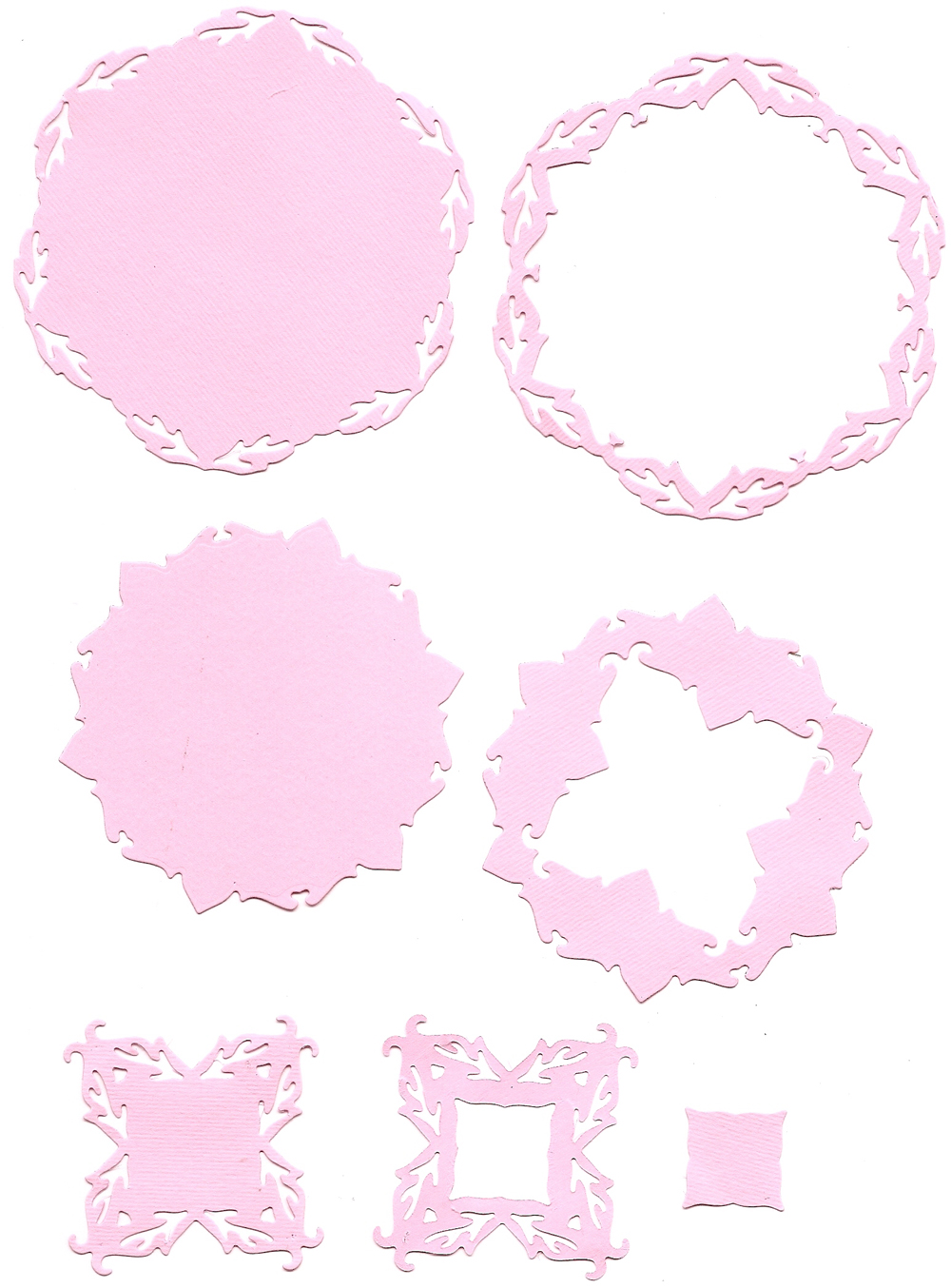 Nellies Multi Frame Die - Round Leaves - 2