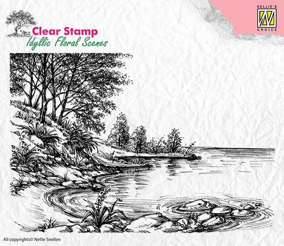  Idyllic floral scenes "Waters edge" 