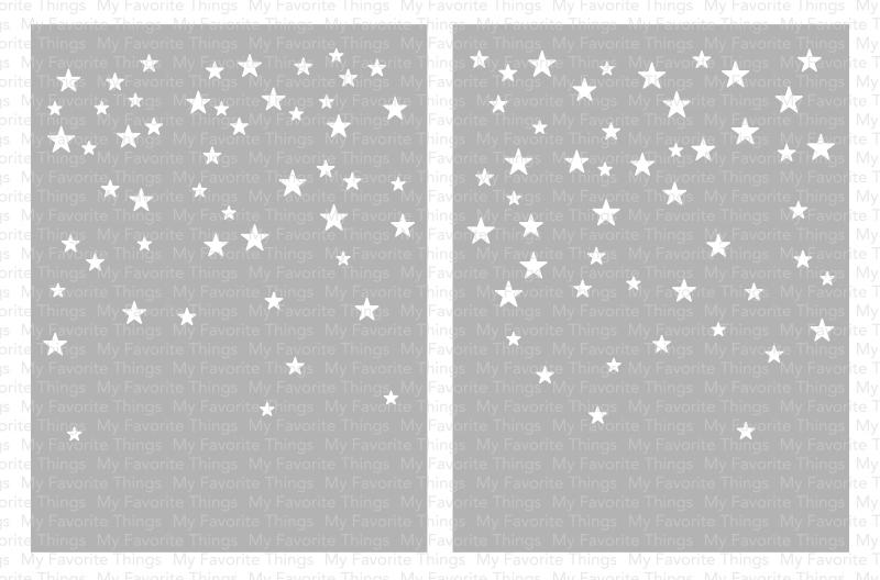 Card-Sized Star Confetti Stencil Set