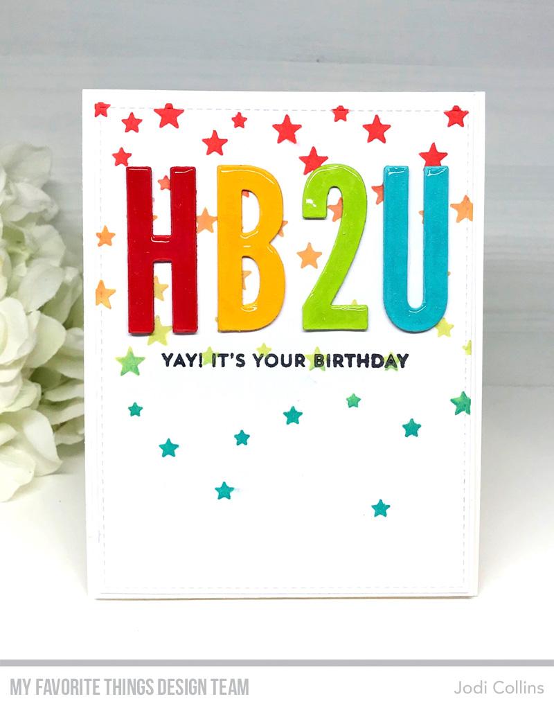 Card-Sized Star Confetti Stencil Set