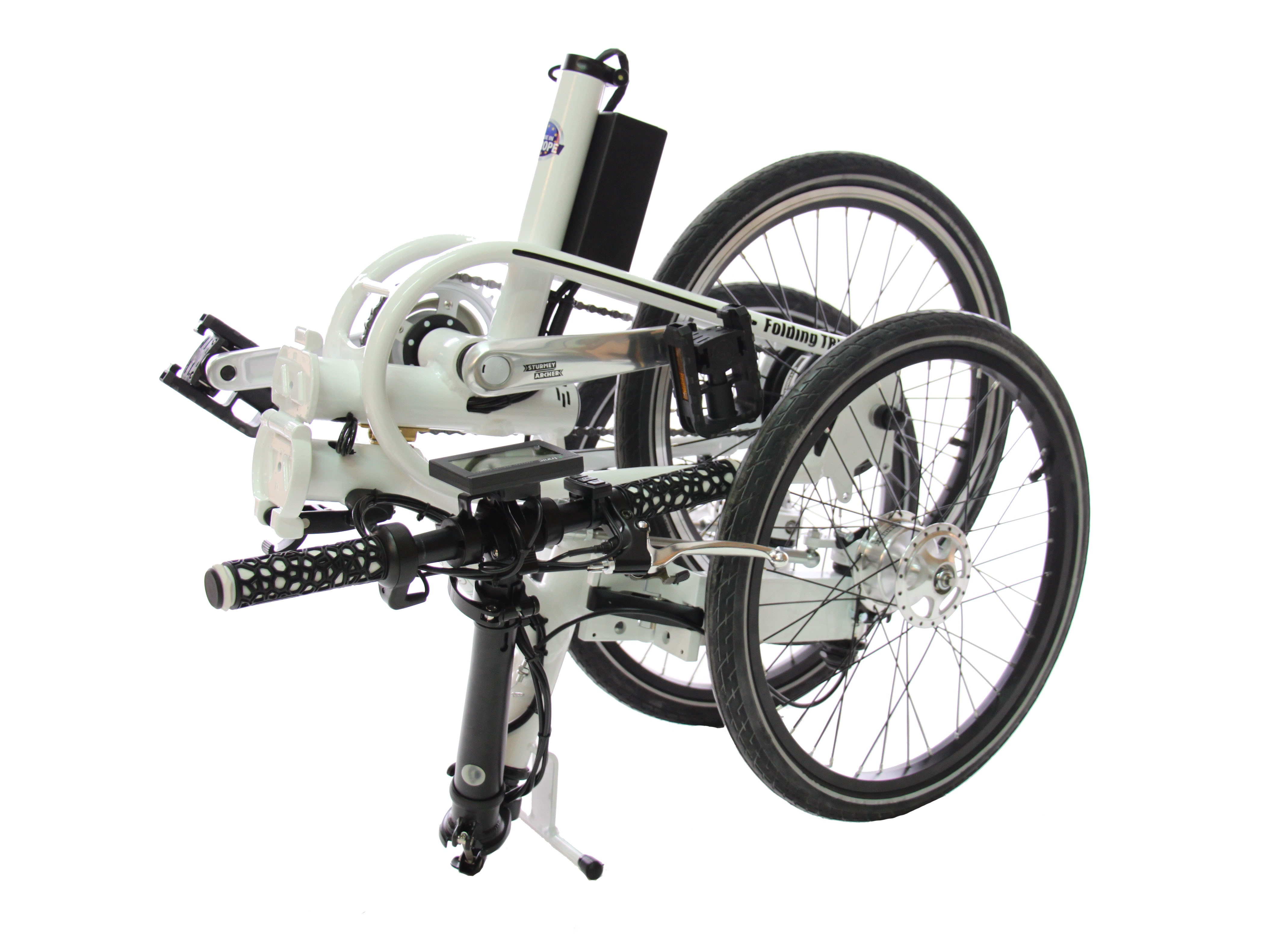 Etnnic - Folding Trike - Vikbar elcykel med tre hjul (Navmotor) - 11