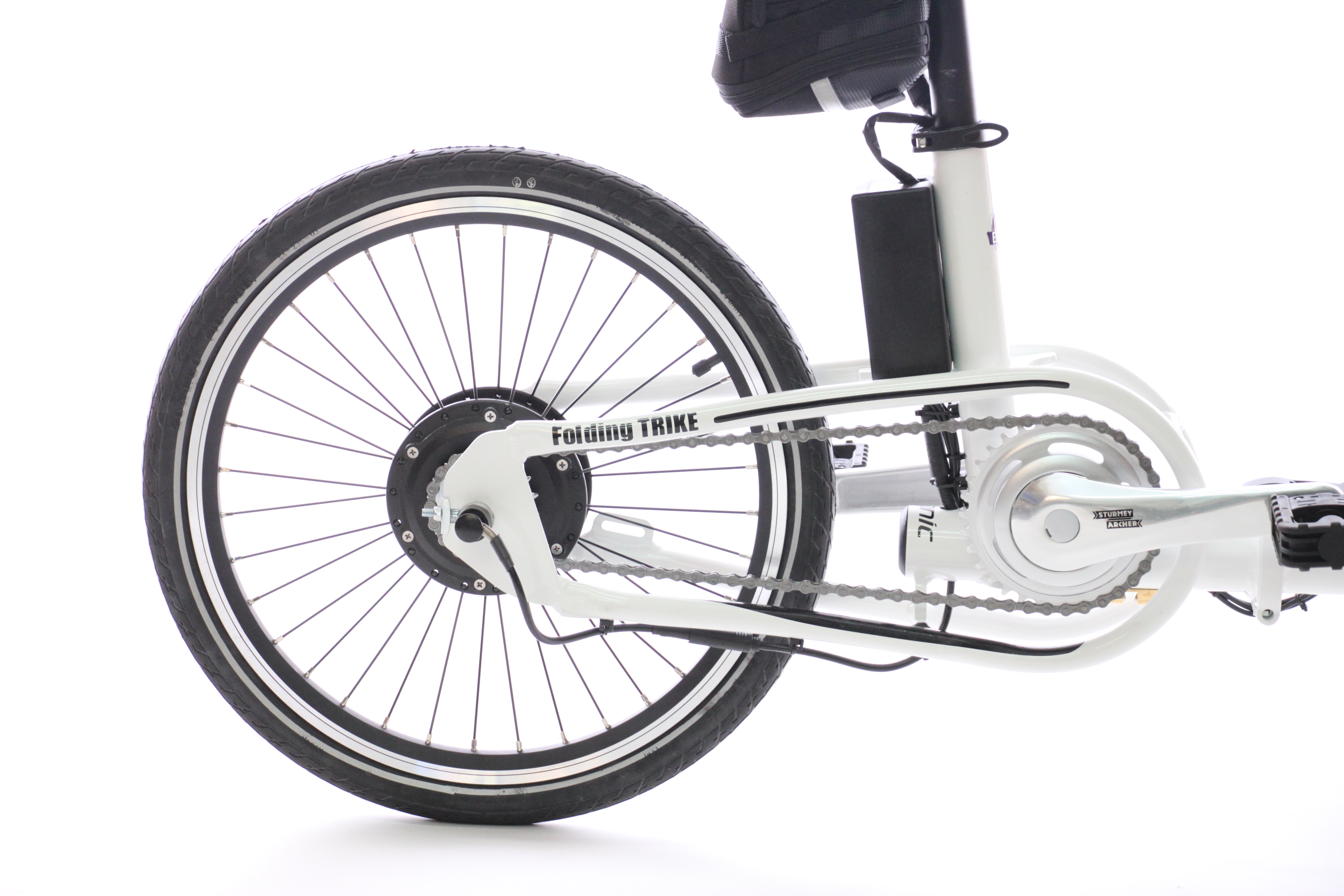 Etnnic - Folding Trike - Vikbar elcykel med tre hjul (Navmotor) - 4