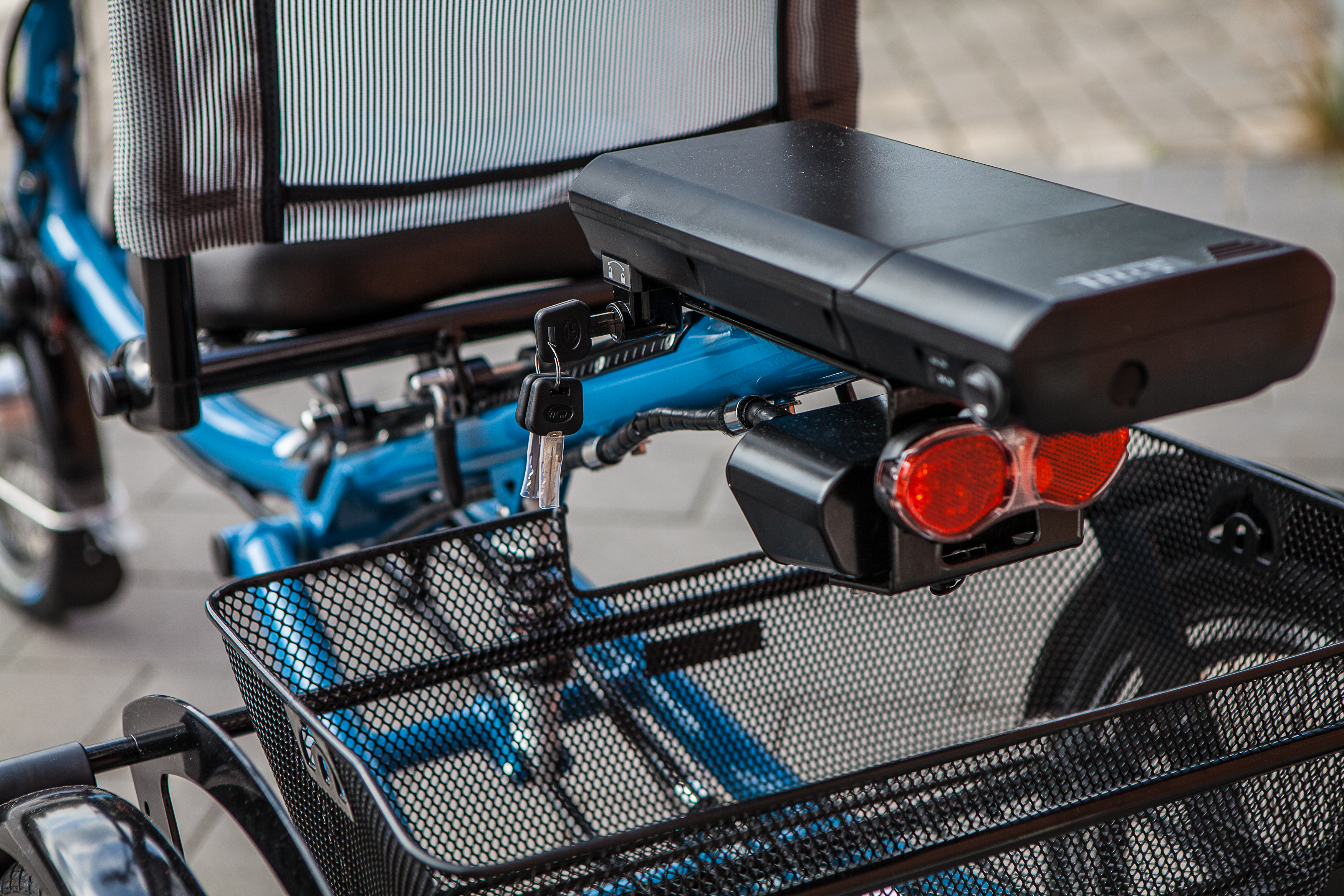 Pfiff - Scooter trike Ansmann 20" - Elcykel med bred cykelsadel - 7